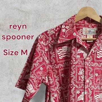 Reyn Spooner 하와이제 올 패턴 알로하 M