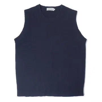 EDIFICE 울 니트 베스트 [ 38 ] 네이비 에디피스 모 100%