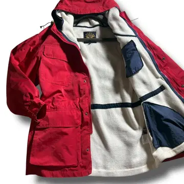 레어 일본제 AIGLE 에이글 빈티지 마운틴 후드티 레드 S