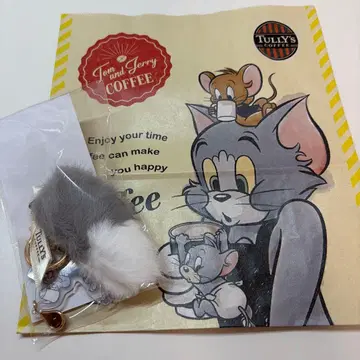 톰과 제리 타리즈 복슬복슬 꼬리 아크릴 참