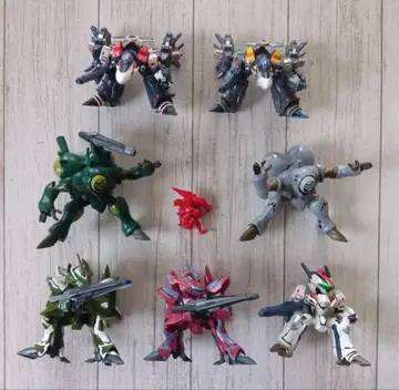 마크로스F 제일복권 피규어 데포메카 마크로스F 메카닉스 7종