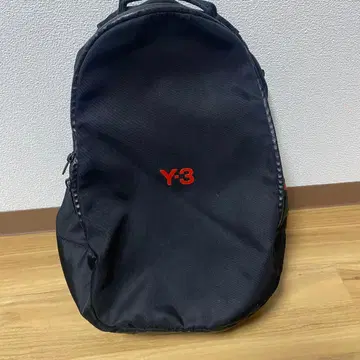 Y-3 백팩 블랙 레드