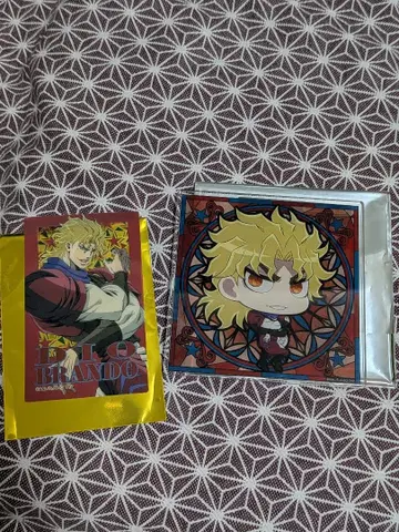 죠죠의 기묘한 모험 죠죠 월드 아크릴 코스터 클리어 카드 세트