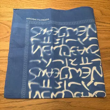 NewJeans 후지와라 히로시 반다나 블루 파랑 스카프