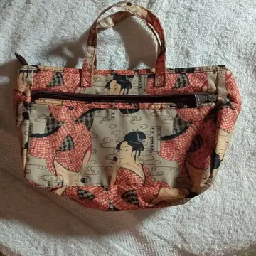 우키요에 패턴 백