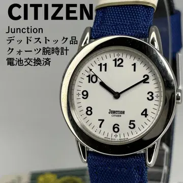 미사용품 CITIZEN 시티즌 정크 쿼츠 손목시계 배터리 교환 완료