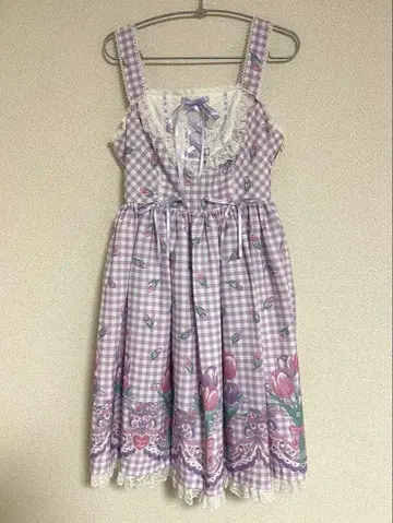 엔젤릭 프리티 Tulip Bouquet 오버롤 스커트