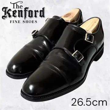 KENFORD 켄포드 더블 몽크 블랙 가죽 블랙 26.5cm