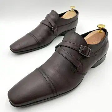 캐서린 햄넷 스퀘어토 몽크 스트랩 27.0 브라운 Y1631