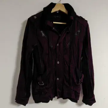 00s in the attic 밀리터리 자켓 주름 가공 y2k L