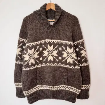 코위찬 니트 뉴질랜드 구제 의류 빈티지 노르딕 스웨터