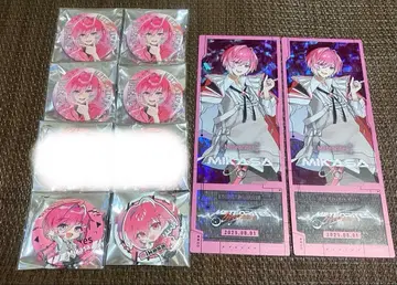 미카사 군 Meteorites 무도관 캔뱃지 클리어 티켓