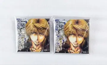 현장삼장 최유기 RELOAD BLAST 스퀘어 캔뱃지 2종 세트 최유기