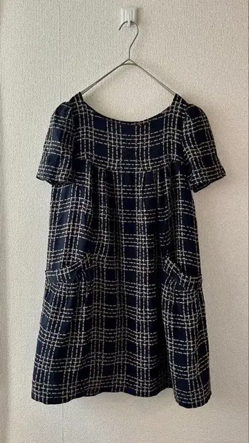 MARC BY MARC JACOBS 격자 로고 프린트 실크 튜닉