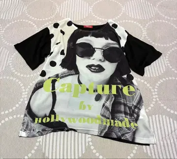 capture 티셔츠 y2k 하라주쿠 M