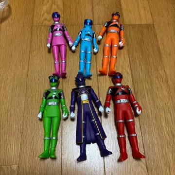 우주전대 큐렌쟈 레어 중고 소프트 비닐 피규어 히어로 시리즈