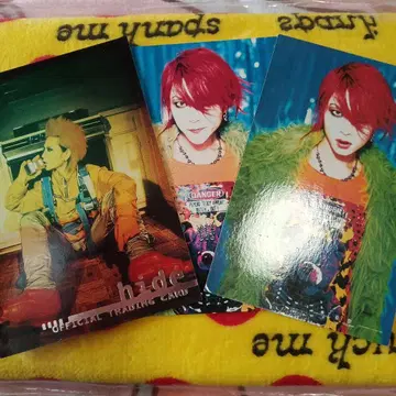 hide 트레이딩 카드 & CD 특전 카드 세트