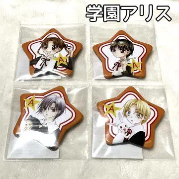 새상품 꽃과 요메전 학원 앨리스 캔뱃지 세트 컴플리트