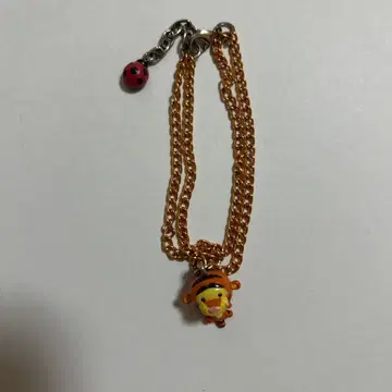 디즈니 티거 골드 참 팔찌 헤이세이 레트로