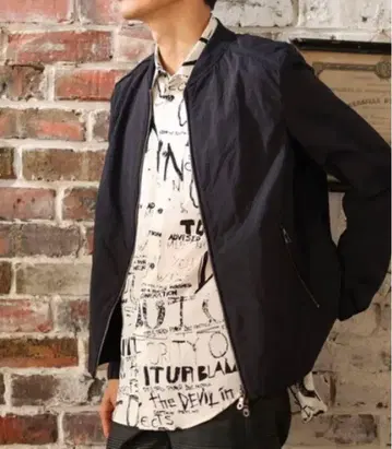 택 포함 새상품 MEN'S BIGI 시어서커 블루종 블루종