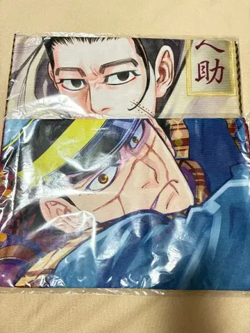 골든 카무이 캐릭터 대형 타월 스기모토 사이치 오가타 햐쿠노스케