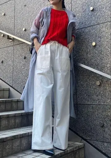 미카레미카레 와이드 팬츠 베이커 팬츠