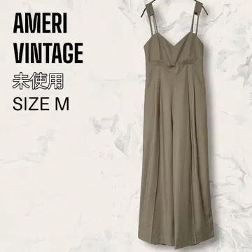 [미사용] AMERI VINTAGE 코드 서스펜더 와이드 팬츠