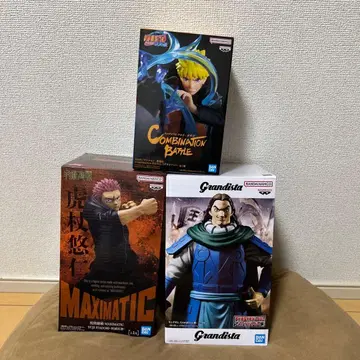 피규어 주술회전 이타도리 유우지 킹덤 등 나루토 돌풍전 3세트