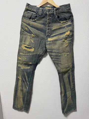 BONDS&PEACE 배기 데님 팬츠