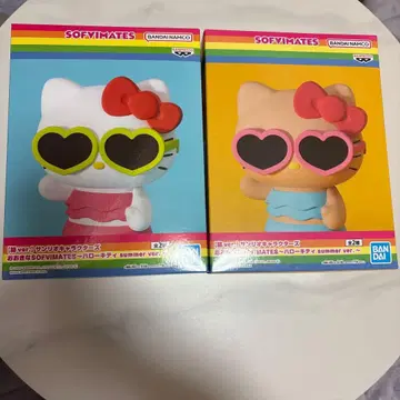 미개봉 새상품 오오키나 SOFVIMATES 키티 2종 세트