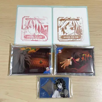 [3일까지 판매] 귀멸 전방위 캔뱃지 모크테일 아크릴 참 기유