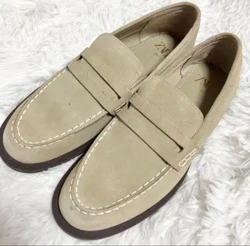 새상품급 ZARA 로퍼 스웨이드 신발 여성용 36 사이즈