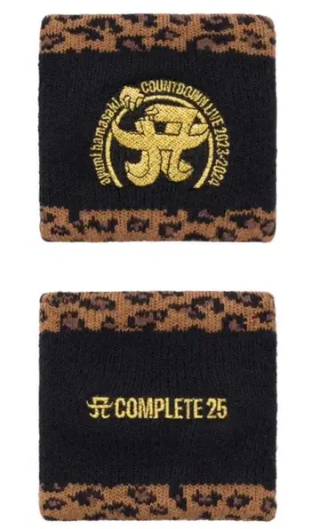 하마사키 아유미 리스트 밴드 카우콘 굿즈 레오파드 무늬 A 마크