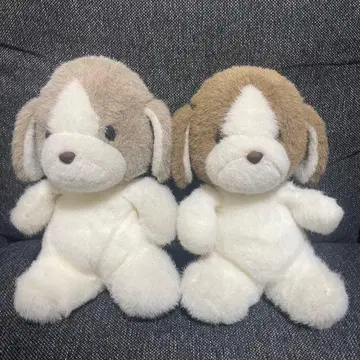 산애로우 봉제 인형 산디 2세트 강아지 산디 쇼와 레트로