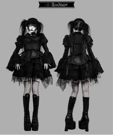 dimmoire unDead Maiden 드레스 Black M 사이즈