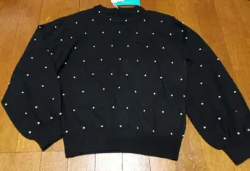 [ 미사용 ] dinos RULE bis LL 사이즈 펄 니트 블랙