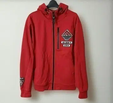AVIREX 풀 집업 후드티