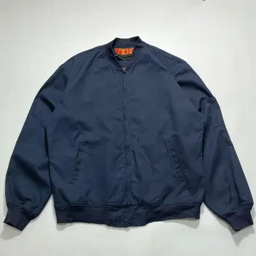 90s 레드캡 MA1형 워크 자켓 L 네이비 네이비 무지7916