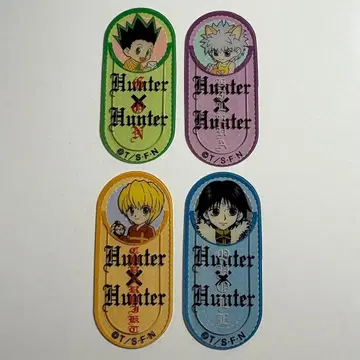 헌터 x 헌터 곤 키루아 크라피카 클로로 클리어 북마커