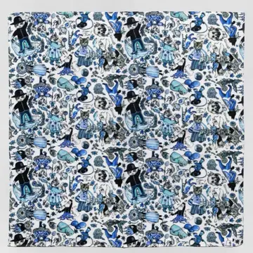 히구치 유코 손수건 BLUE