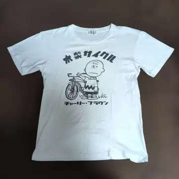 기나시 사이클 콜라보 PEANUTS 티셔츠/S사이즈 SNOOPY