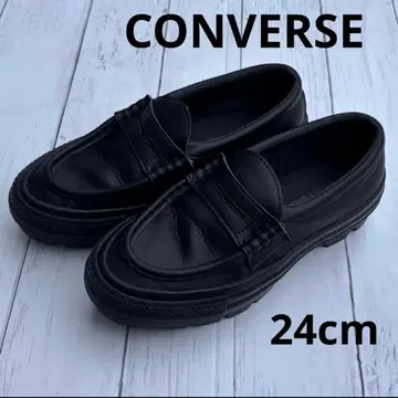 CONVERSE 컨버스 통굽 로퍼 블랙 24cm 여성용