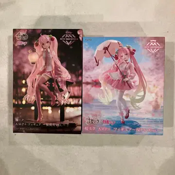 벚꽃 미쿠 AMP+ 피규어 2체 세트