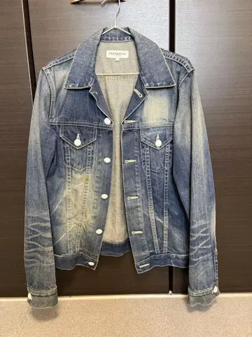 VANQUISH 뱅퀴시 USED 가공 데님 자켓