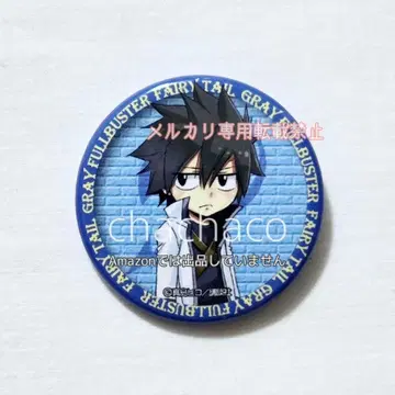 FAIRYTAIL 그레이 캔뱃지 마시마 히로 원화전 페어리 테일