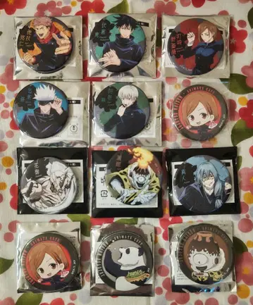 주술회전 대교류전 애니메이트 카페 배지