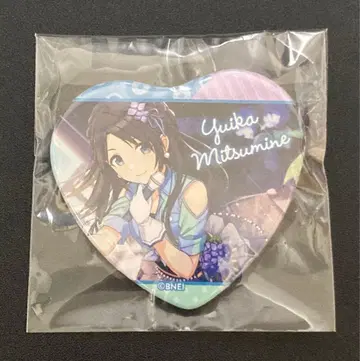 샤니마스 미츠미네 유이카 한정판 하트형 캔뱃지