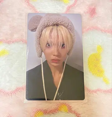 XLOV JUMPUP 현 트레이딩 카드 곰돌이 모자