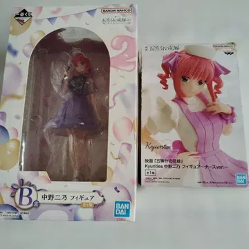 5등분의 신부 나카노 니노 피규어 2개