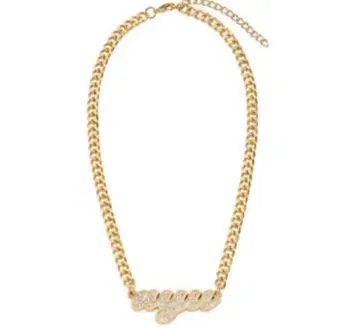 하마사키 아유미 골드 목걸이 카우 네이비 굿즈